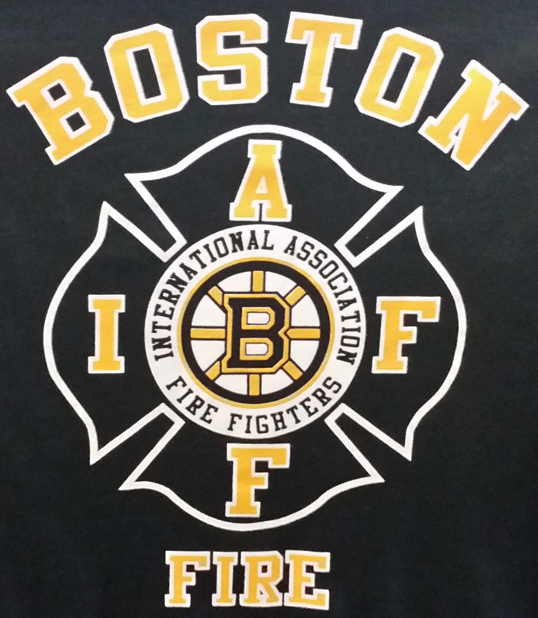 Boston Fire Department Hockey Tee Shirt